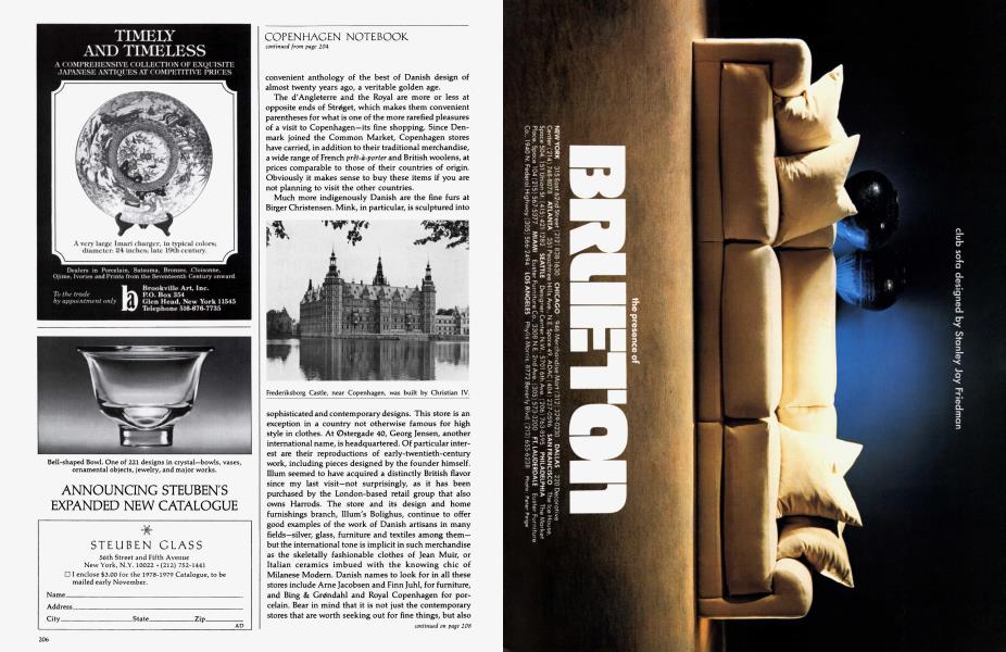 STEUBEN GLASS | Architectural Digest | SEPTEMBER 1978