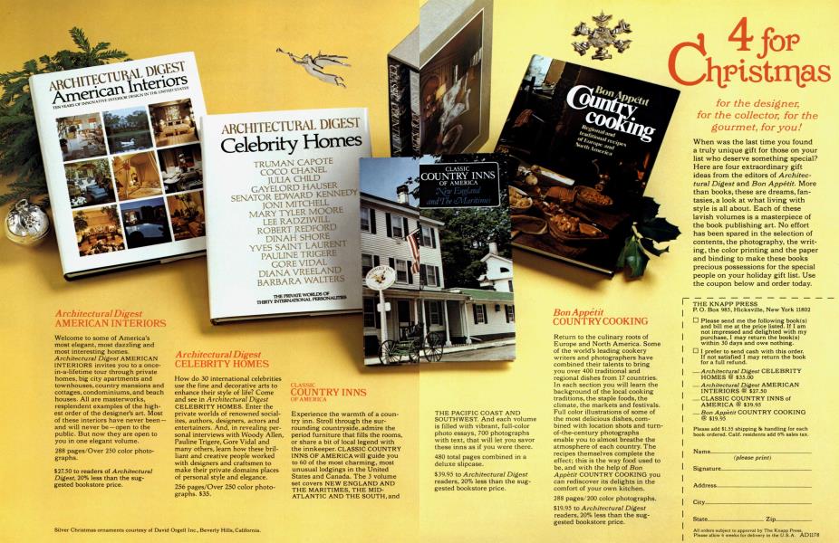 Architectural Digest Architectural Digest NOVEMBER 1978