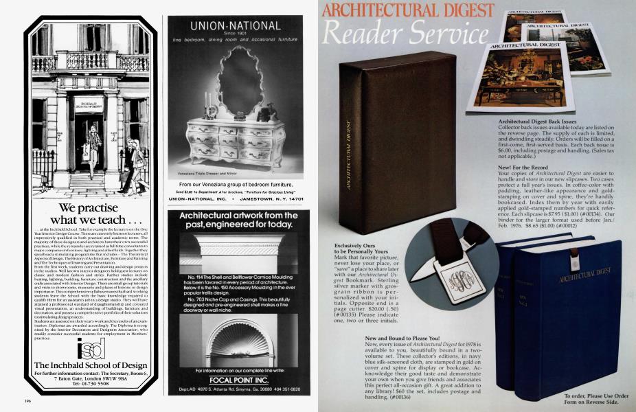 Focal Point Inc. Architectural Digest APRIL