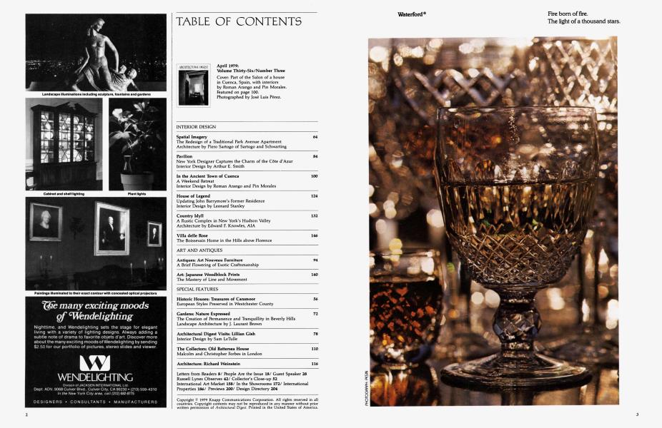 TABLE OF CONTENTS April 1979