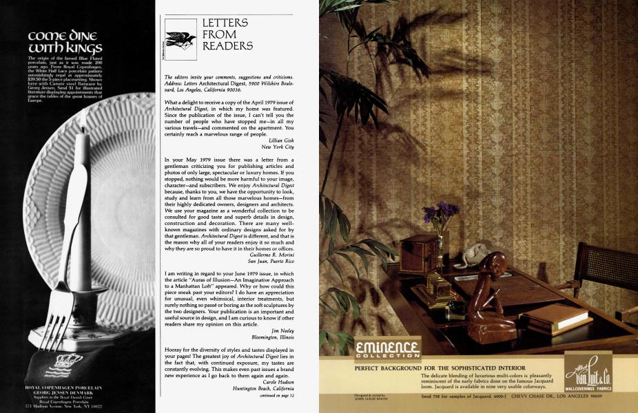 LETTERS FROM READERS