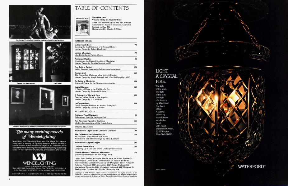 TABLE OF CONTENTS November 1979
