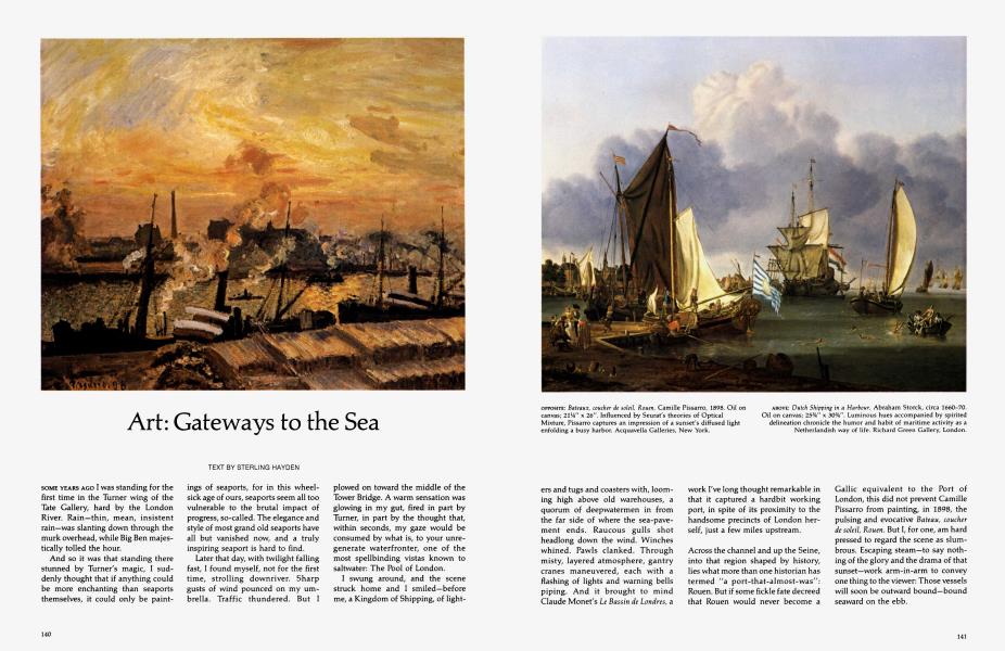 Art gateways to the sea architectural digest january february 1980