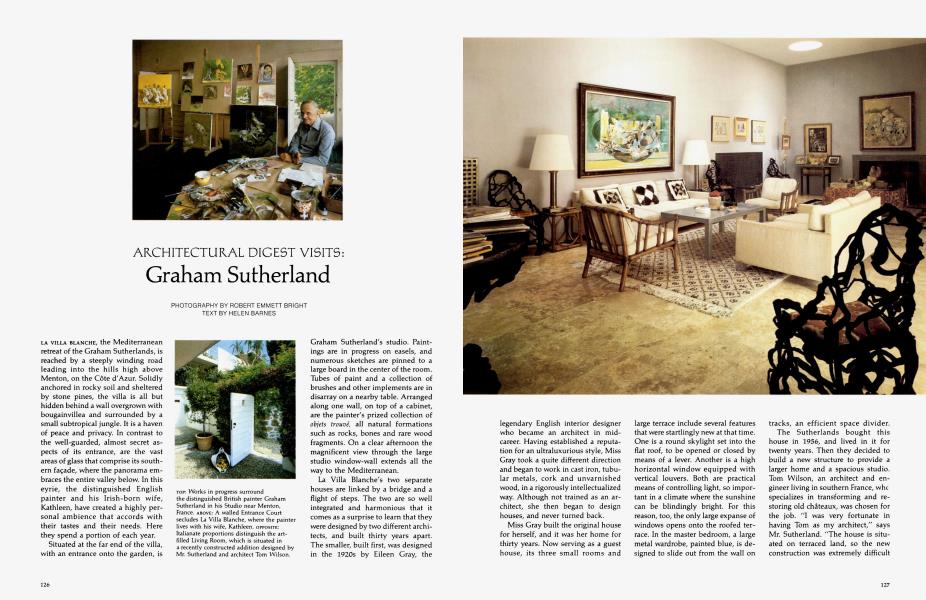 ARCHITECTURAL DIGEST VISITS: Graham Sutherland