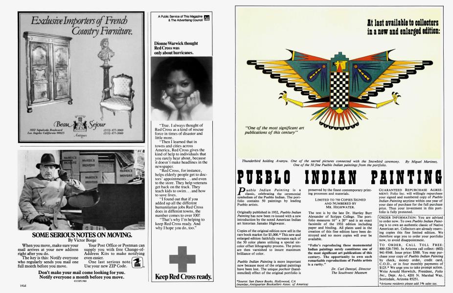 PUEBLO INDIAN PAINTING | Architectural Digest | JUNE 1980