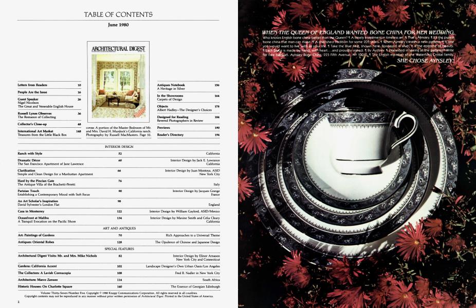 TABLE OF CONTENTS June 1980
