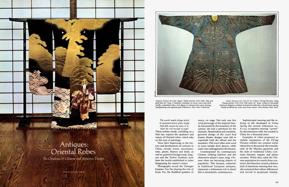 Antiques: Oriental Robes