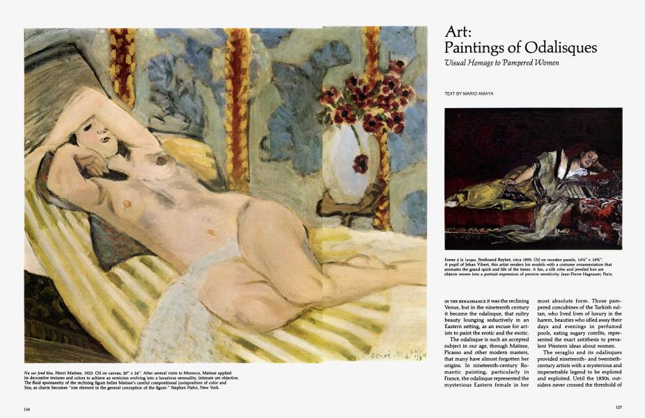 Art: Paintings of Odalisques