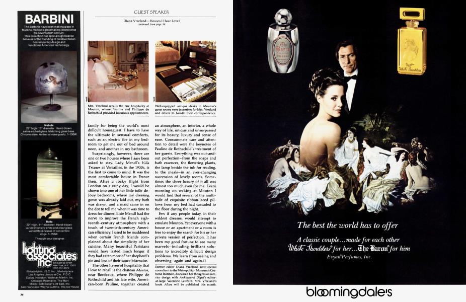 lighting associates inc. Architectural Digest OCTOBER 1980