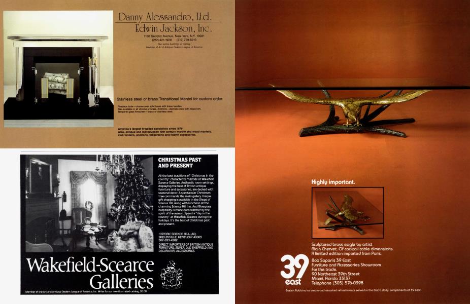 WakefieldScearce Galleries Architectural Digest DECEMBER 1980
