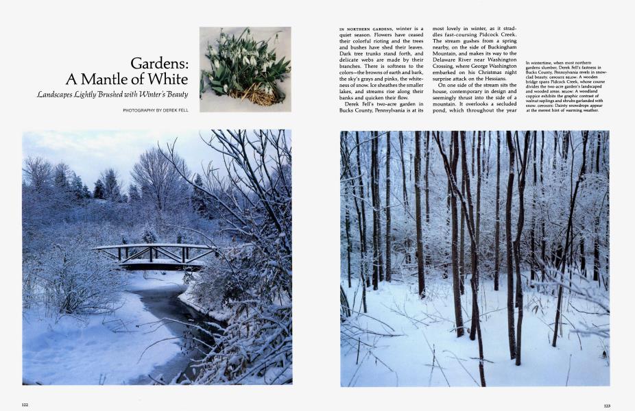 Gardens: A Mantle of White