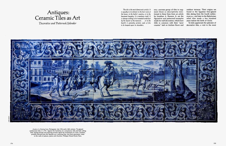 Antiques: Ceramic Tiles as Art