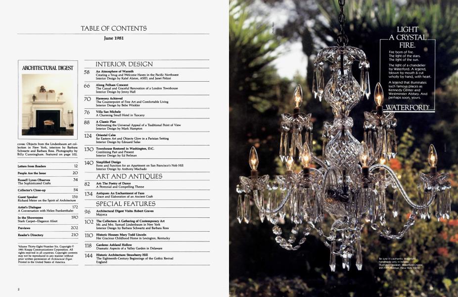 TABLE OF CONTENTS June 1981