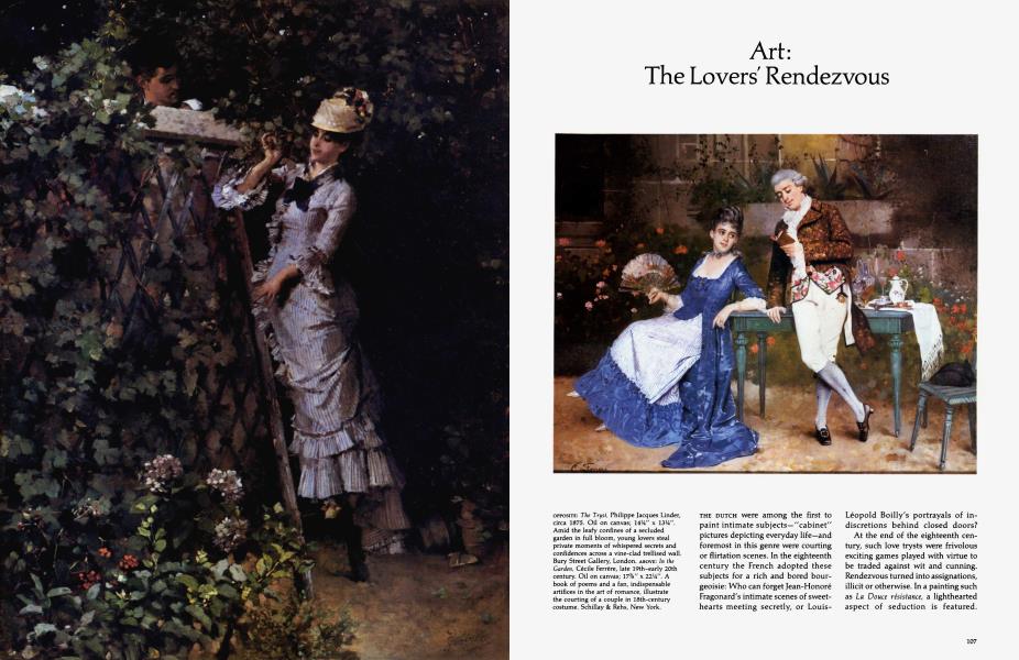 Art: The Lovers' Rendezvous, Architectural Digest