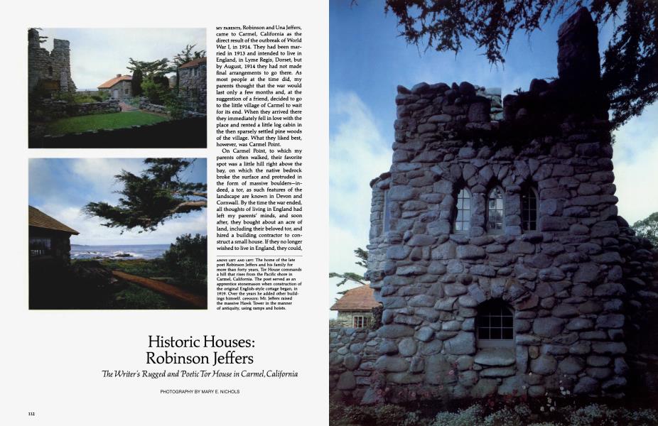 Historic Houses: Robinson Jeffers
