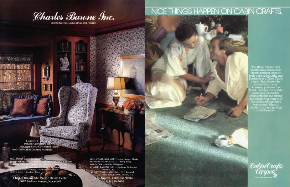 Cabin Crafts® Carpets Architectural Digest OCTOBER 1981