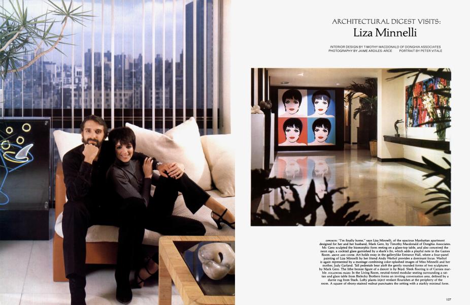 ARCHITECTURAL DIGEST VISITS: Liza Minnelli