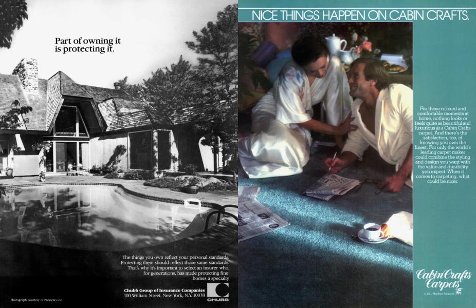 Cabin Crafts® Carpets Architectural Digest APRIL 1982