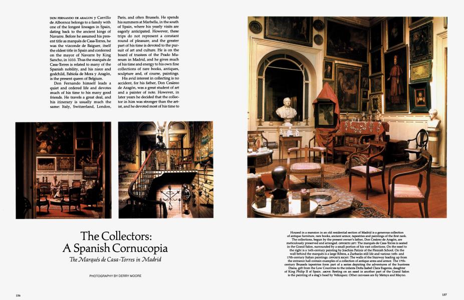 The Collectors: A Spanish Cornucopia | Architectural Digest | MAY 1982