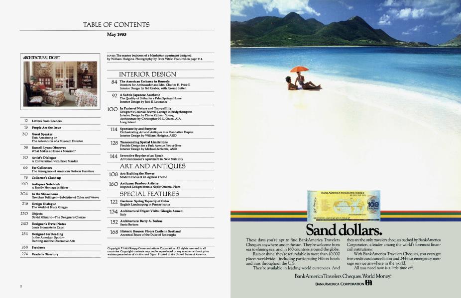 TABLE OF CONTENTS May 1983