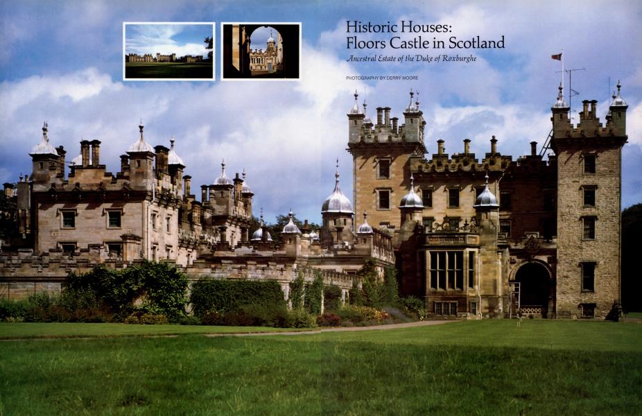 Historic Houses: Floors Castle in Scotland