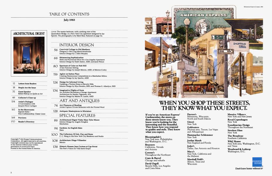 TABLE OF CONTENTS July 1983