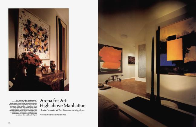 ARTIST'S DIALOGUE: NEIL WELLIVER | Architectural Digest | JUNE 1986