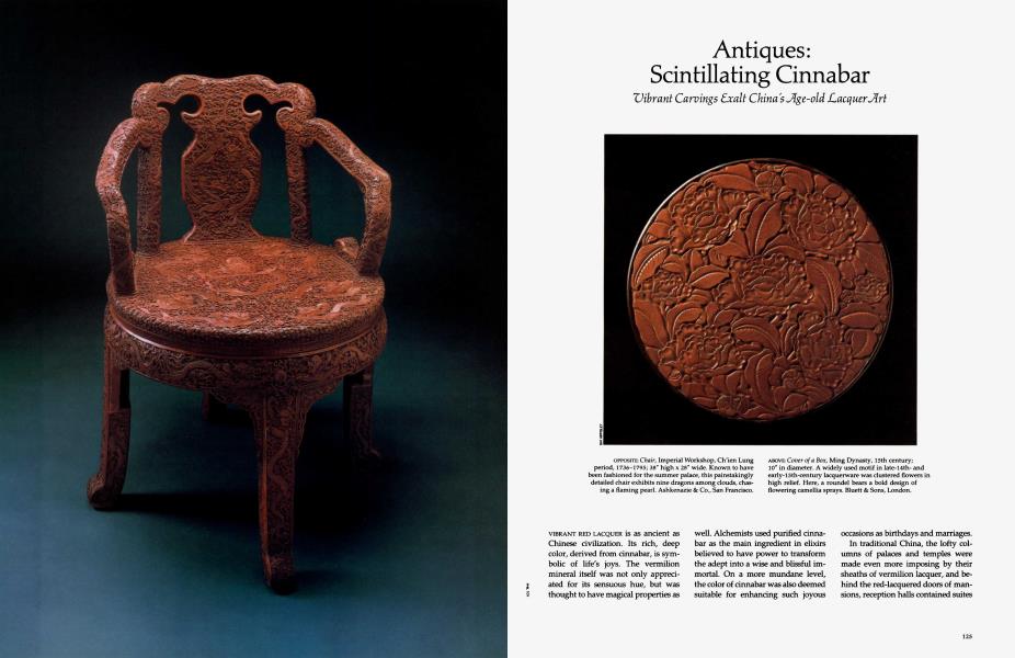 Antiques: Scintillating Cinnabar