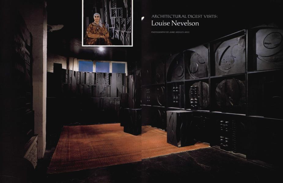 ARCHITECTURAL DIGEST VISITS: Louise Nevelson