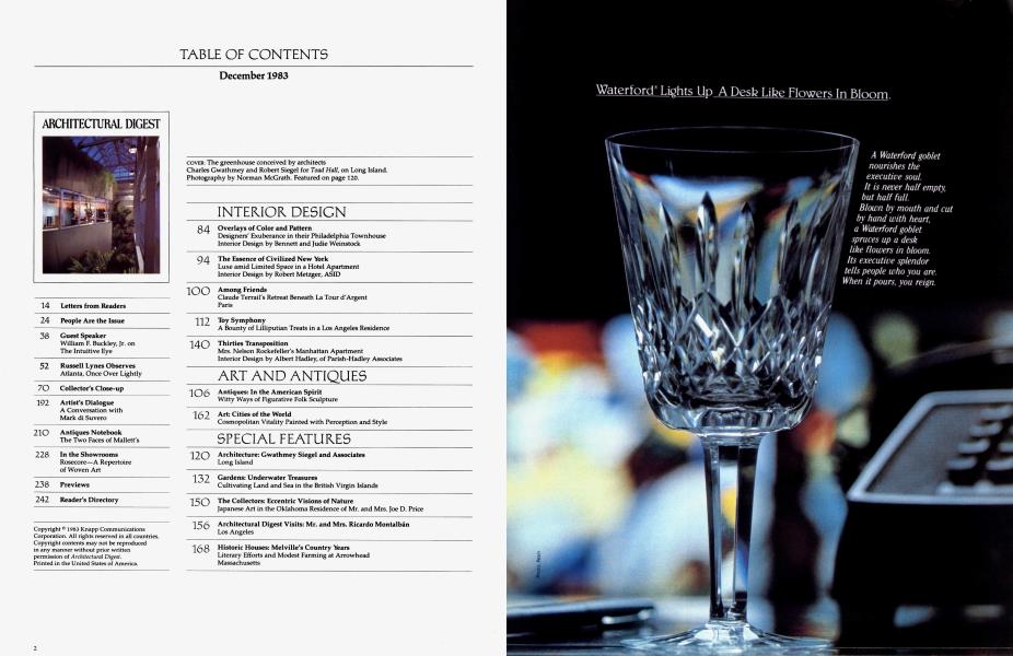 TABLE OF CONTENTS December 1983