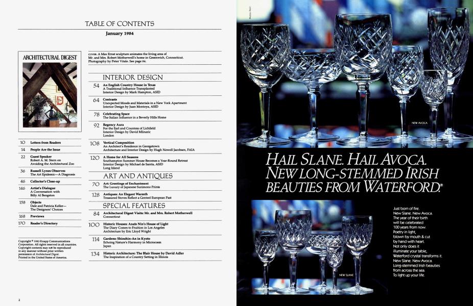 TABLE OF CONTENTS January 1984