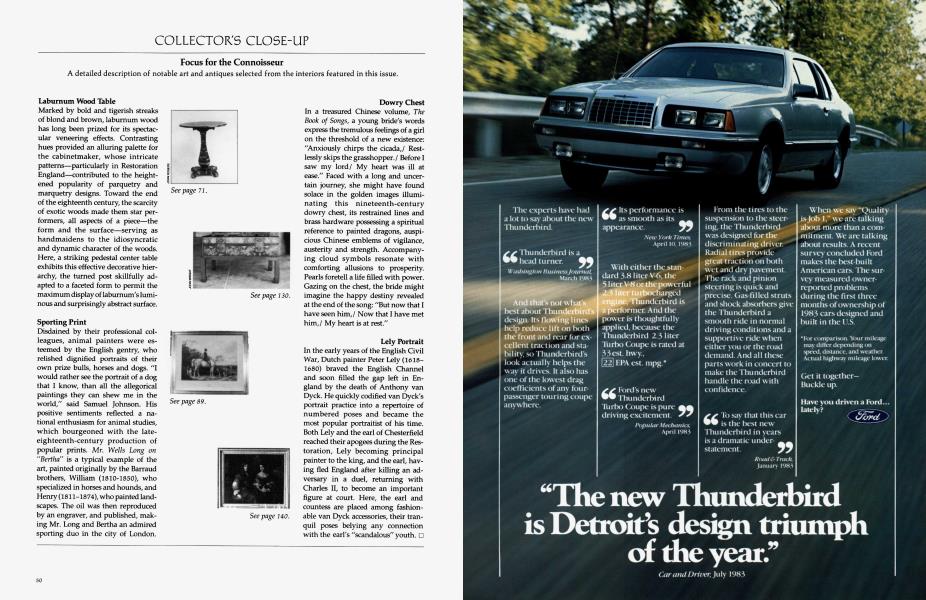 COLLECTOR'S CLOSE-UP