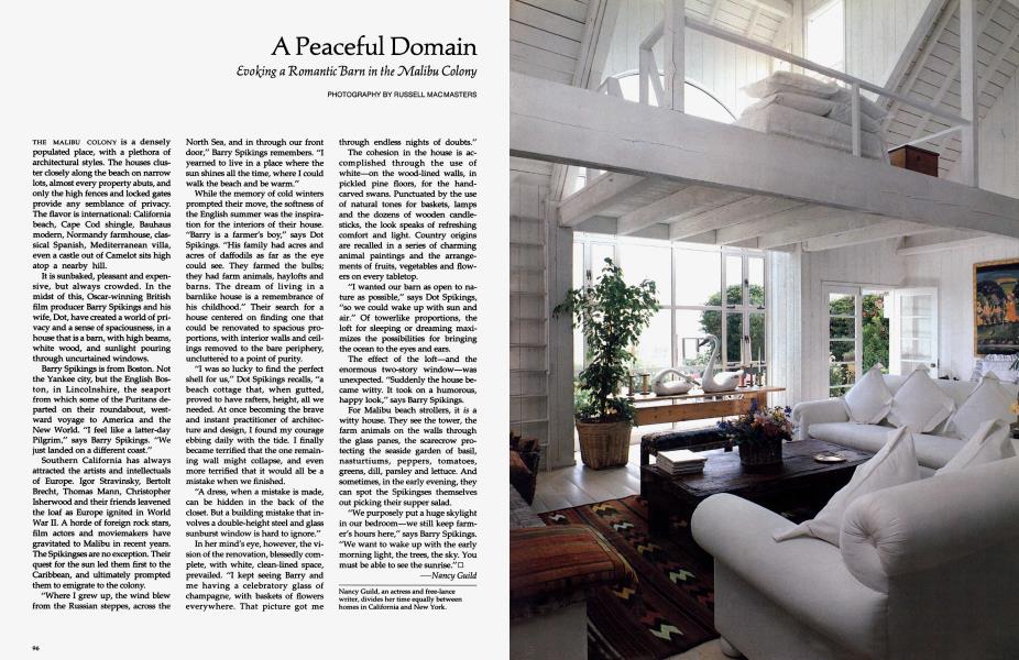 A Peaceful Domain