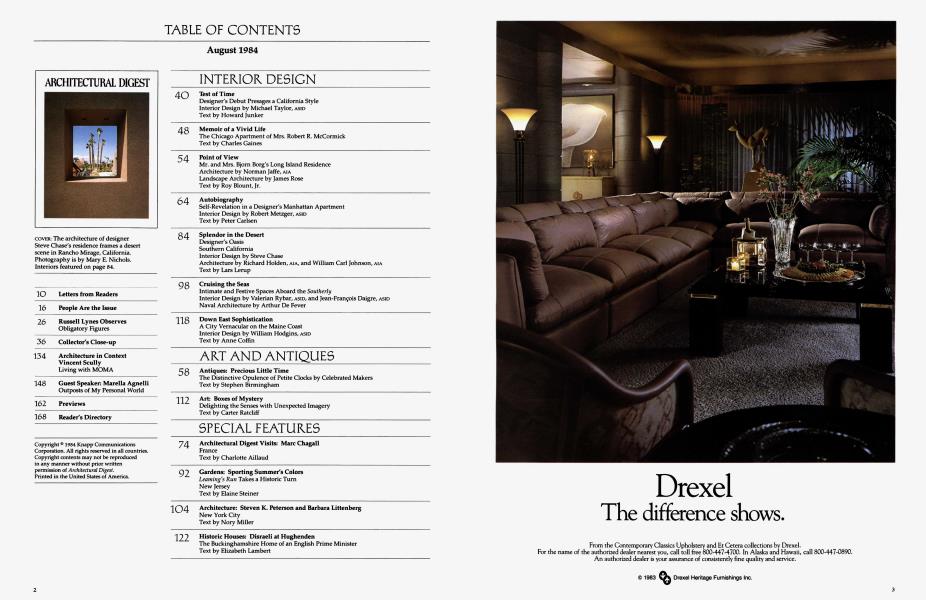 TABLE OF CONTENTS August 1984