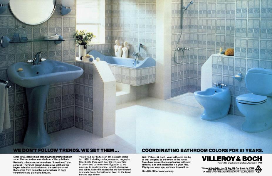 Villeroy & Boch | Architectural Digest | OCTOBER 1984