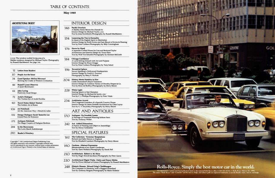 TABLE OF CONTENTS May 1985