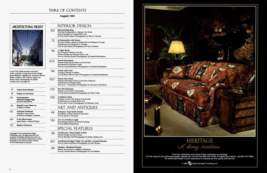 TABLE OF CONTENTS August 1985