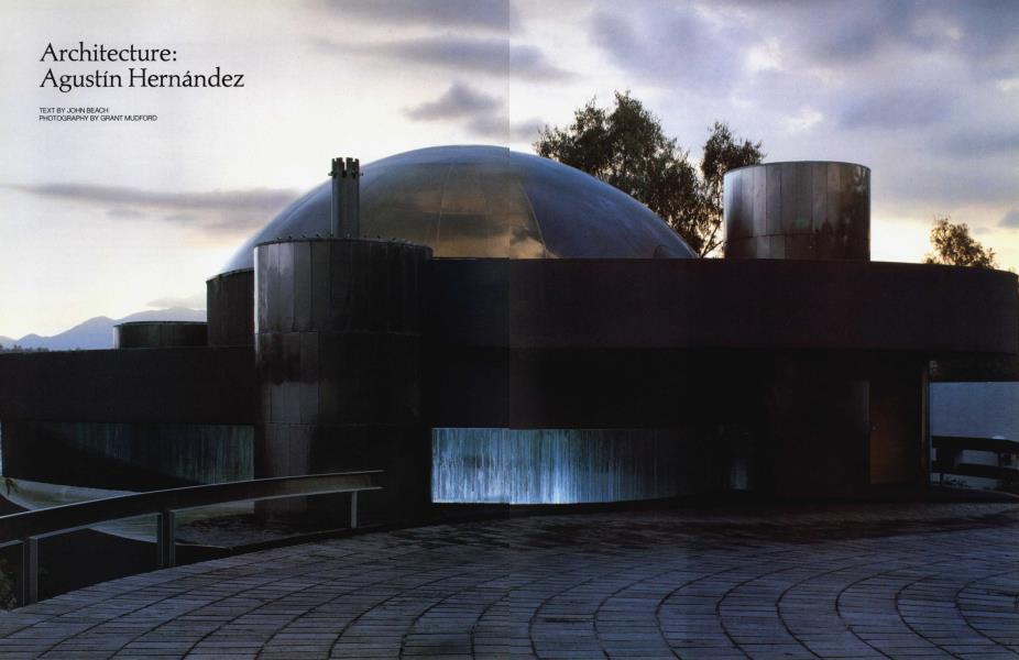 Architecture: Agustín Hernández | Architectural Digest | SEPTEMBER 1985