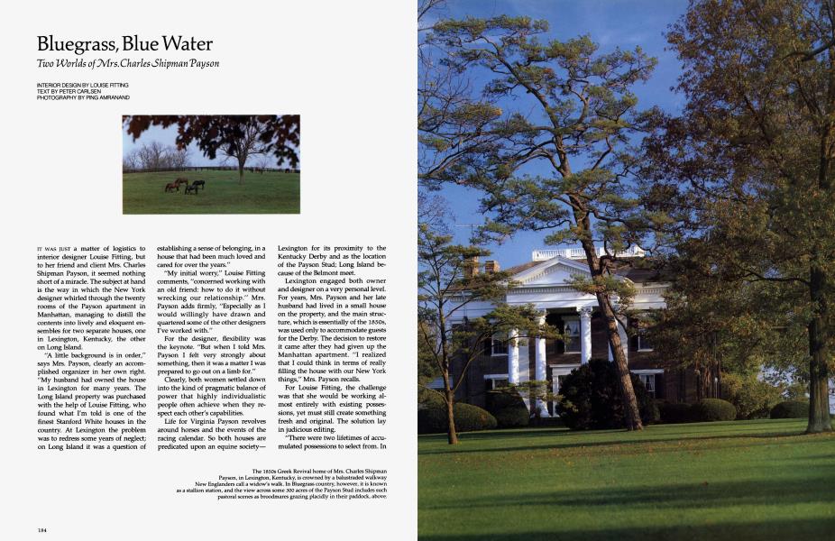 Bluegrass, Blue Water