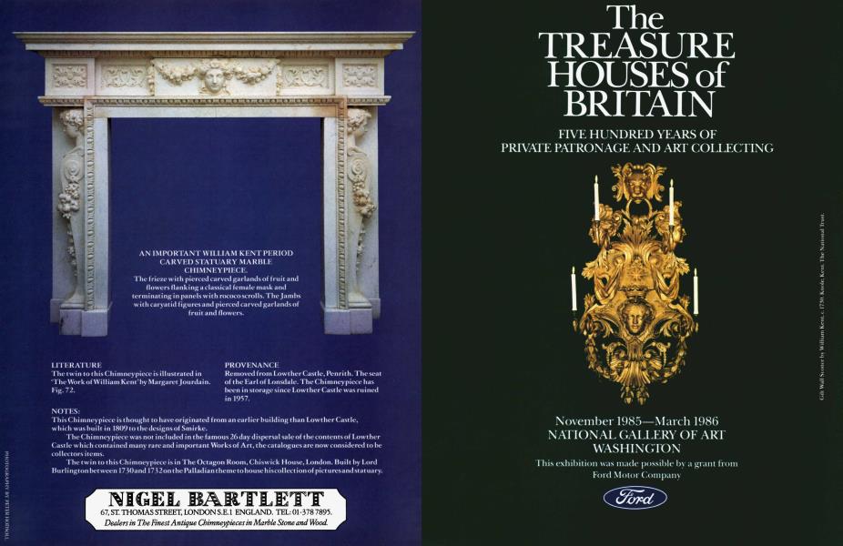 The Treasure Houses Of Britain Architectural Digest January 1986