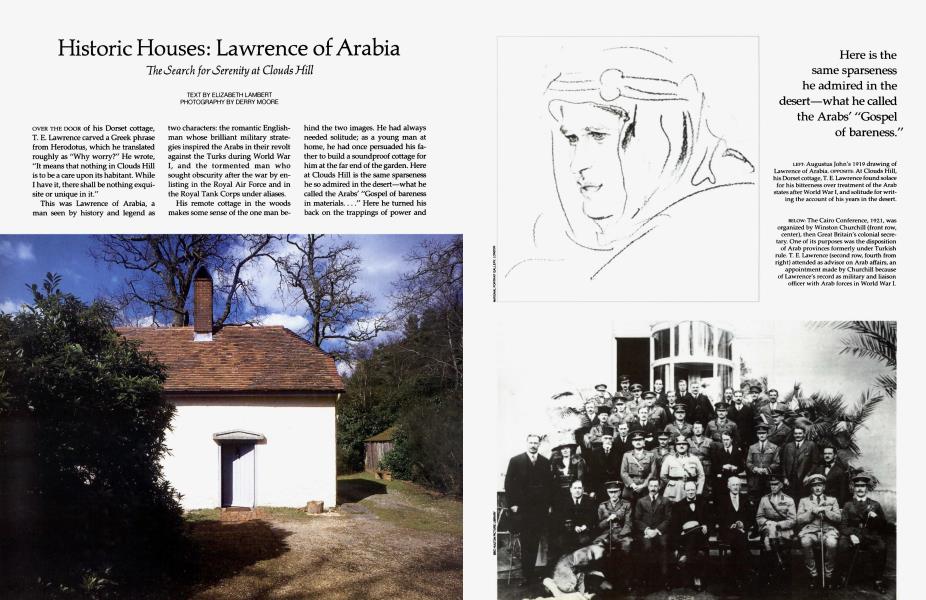 Historic Houses: Lawrence of Arabia | Architectural Digest | MARCH 