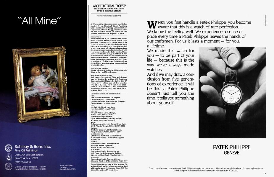 Architectural Digest Architectural Digest May 1986