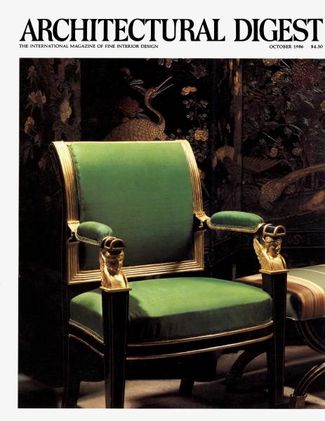 Architectural Digest Architectural Digest October 1986
