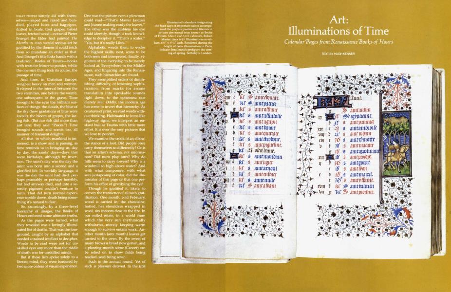 Illuminations of Time | Architectural Digest | DECEMBER 1986