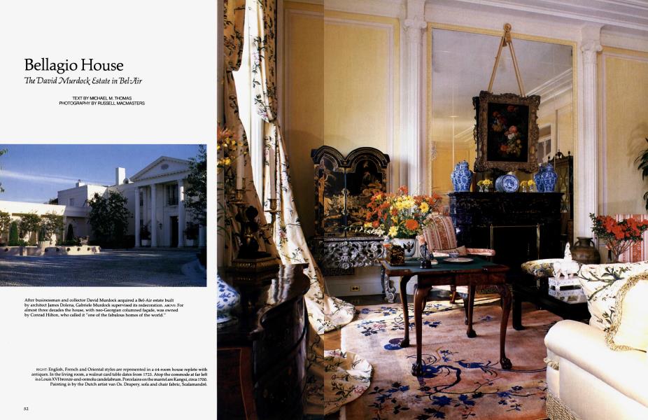 Bellagio House Architectural Digest February 1987