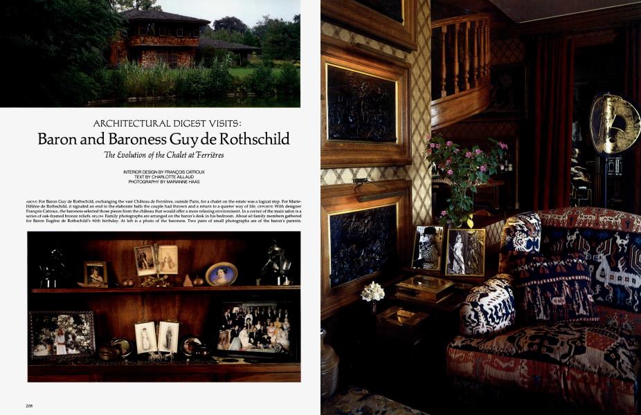 Architectural Digest Visits: Baron and Baroness Guy de Rothschild