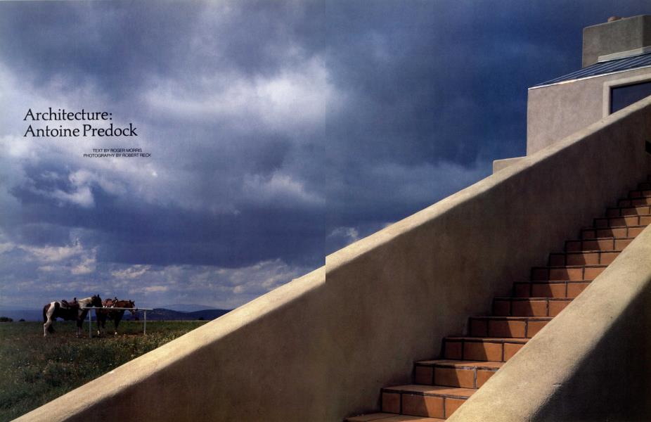 Architecture: Antoine Predock | Architectural Digest | AUGUST 1987