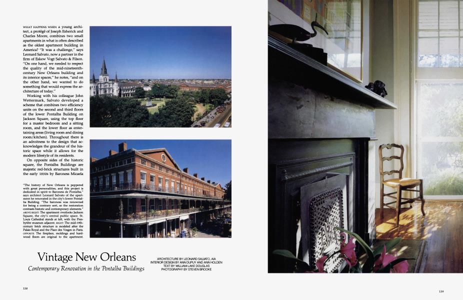 Vintage New Orleans | Architectural Digest | FEBRUARY 1989