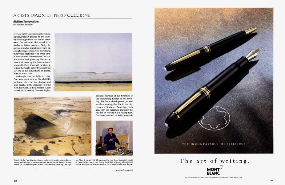 ARTIST'S DIALOGUE: PIERO GUCCIONE