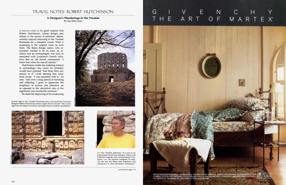 TRAVEL NOTES: ROBERT HUTCHINSON